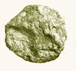 moneta prima della pulitura